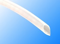 Tubo de silicone sem tecido